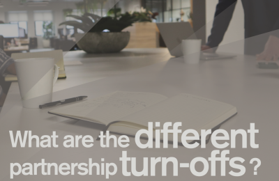 What are the different partnership turn-offs?